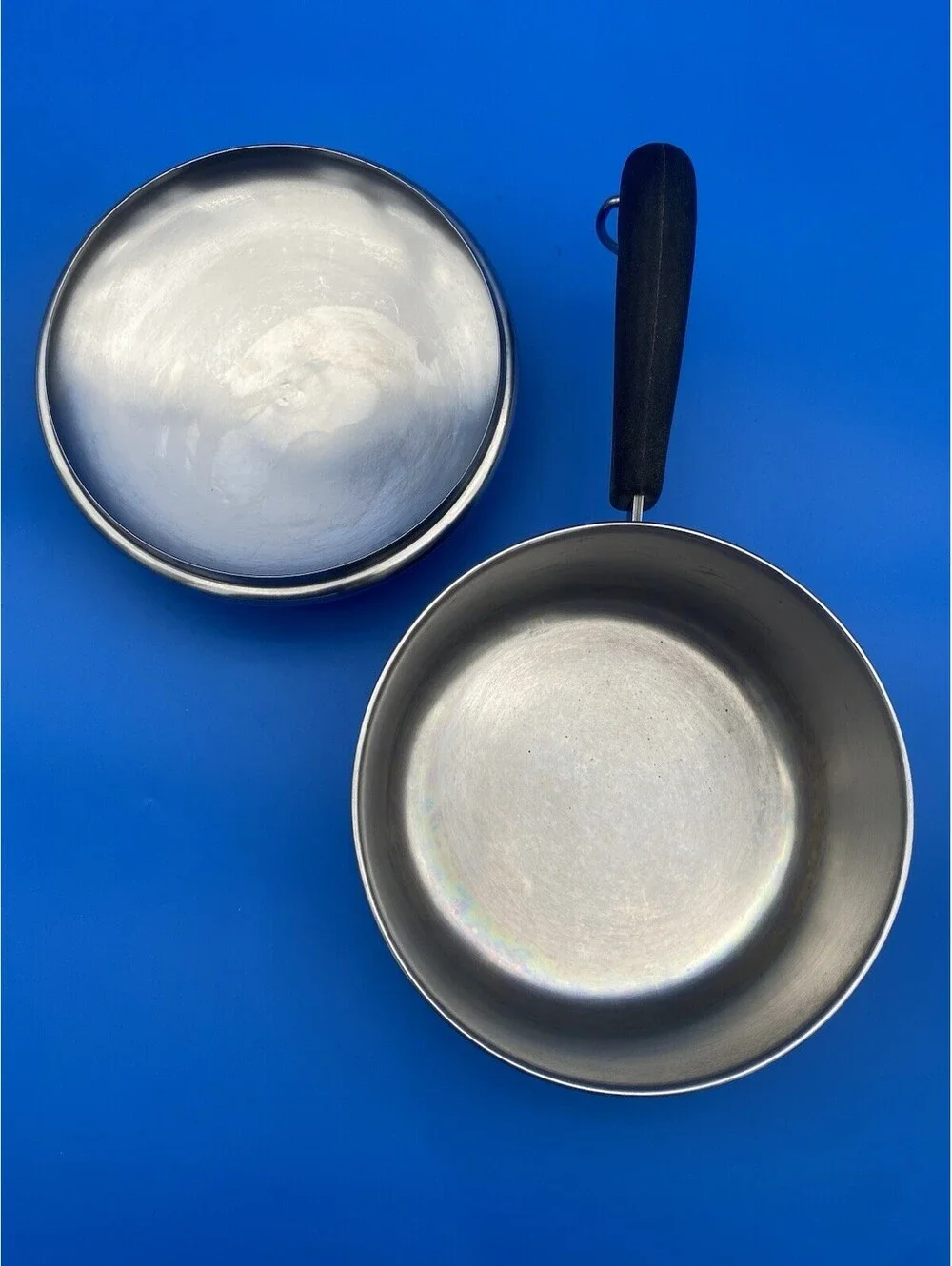 Revere Ware 7 Pieces of Copper Bottom Cookware Saucepans w Lids & Measuring Cup